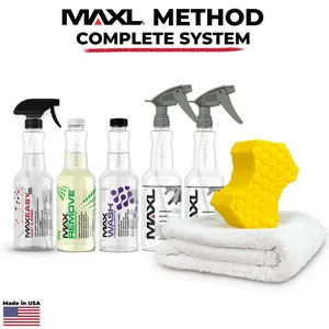 MAXL Method Complete System – All-in-One Solution for Cleaning, Shining, and Protecting Your Vehicle! Car Detailing Kit for Beginners and Pros — Detailing Products