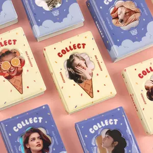 3 Inch Ice Cream Album Photos 20pcs Sleeves Bags Hot Air Balloon Storage Card Bag Postcards Idol Collect Organizer