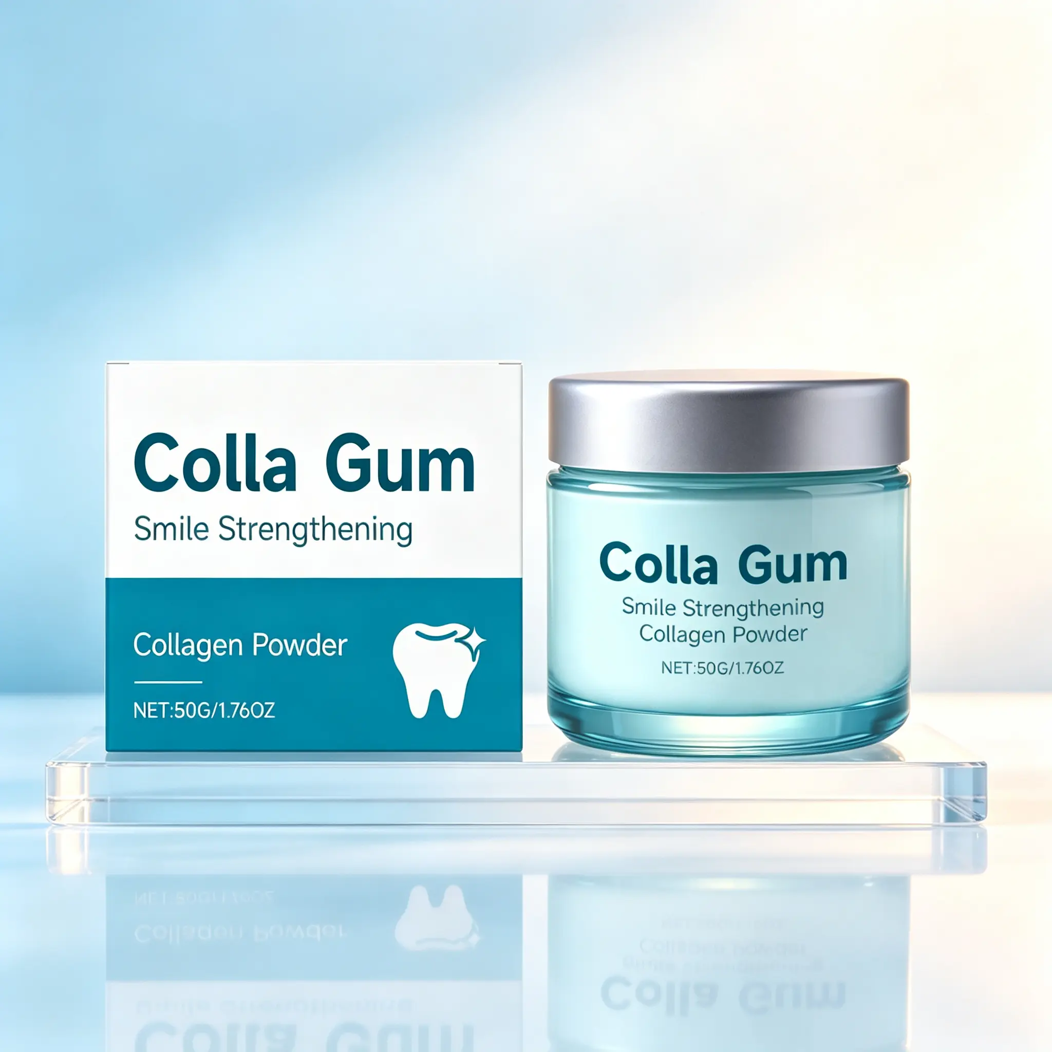 Collagen Tooth Powder – Supports Gum Health & Smile Strength, 50g / 1.76oz