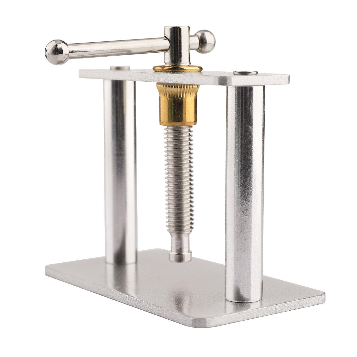 Watch Press Tool Set | Watch Back Case Closure Press with 12 Dies | Watch Repair Kit for Snap Back Case Covers | Watchmaker Tool for Battery Replacement