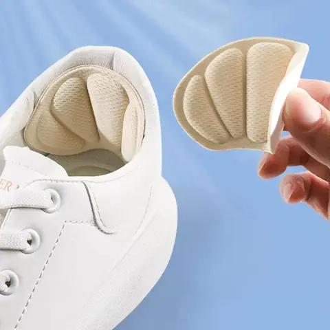 Reusable Anti-Slip Heel Cushion, Shoe Cushion, Mesh Heel Pads, Self-Adhesive Thick Heel Grips, Unisex Comfort Heel Liners, Protective Foot Care, Non Slip Protector, Heel Pads For Shoes