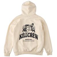 CREAM/BLACK-HOODIE