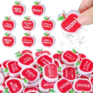 100/50 Pcs Back to School Stationery Gifts Bulk Inspirational Erasers Bulk Mini Motivational Eraser School Supplies for Students from Teacher Parents for First Day of School Classroom Reward Homework School Office Stationery Supplies Goodie Bag Fillers