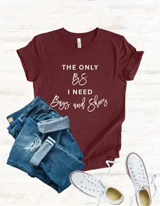 The Only BS I Need, Bags and Shoes Handbag Collector Unisex Tee, Bag Lover T-Shirt, Shoe Addict Graphic Top, Fashionista Shirt, Trendy Casual Wear