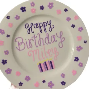 Personalized Birthday Plate Perfect for Milestone Birthday or Unique Gift Ideas