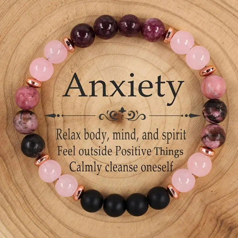 Unisex Garnet Crystal Bracelet, Wealth & Protection Energy Jewelry, 8mm Beads Spiritual Gift for Success & Love, All Seasons Wear, Healing Crystal Bracelet, Dainty Crystal Bracelet, Lucky Bracelet, Bead Bracelets
