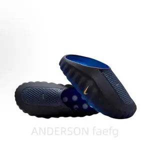 Black Soft, Flexible, and Breathable Slip-On Slippers with Foot Massage Design: Stylish Slippers That Prevent Fatigue from Standing for Long Periods