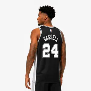 Vassell #24 Finals San Antonio Basketball Fan Mesh Tank Top, Streetwear Sports Jersey