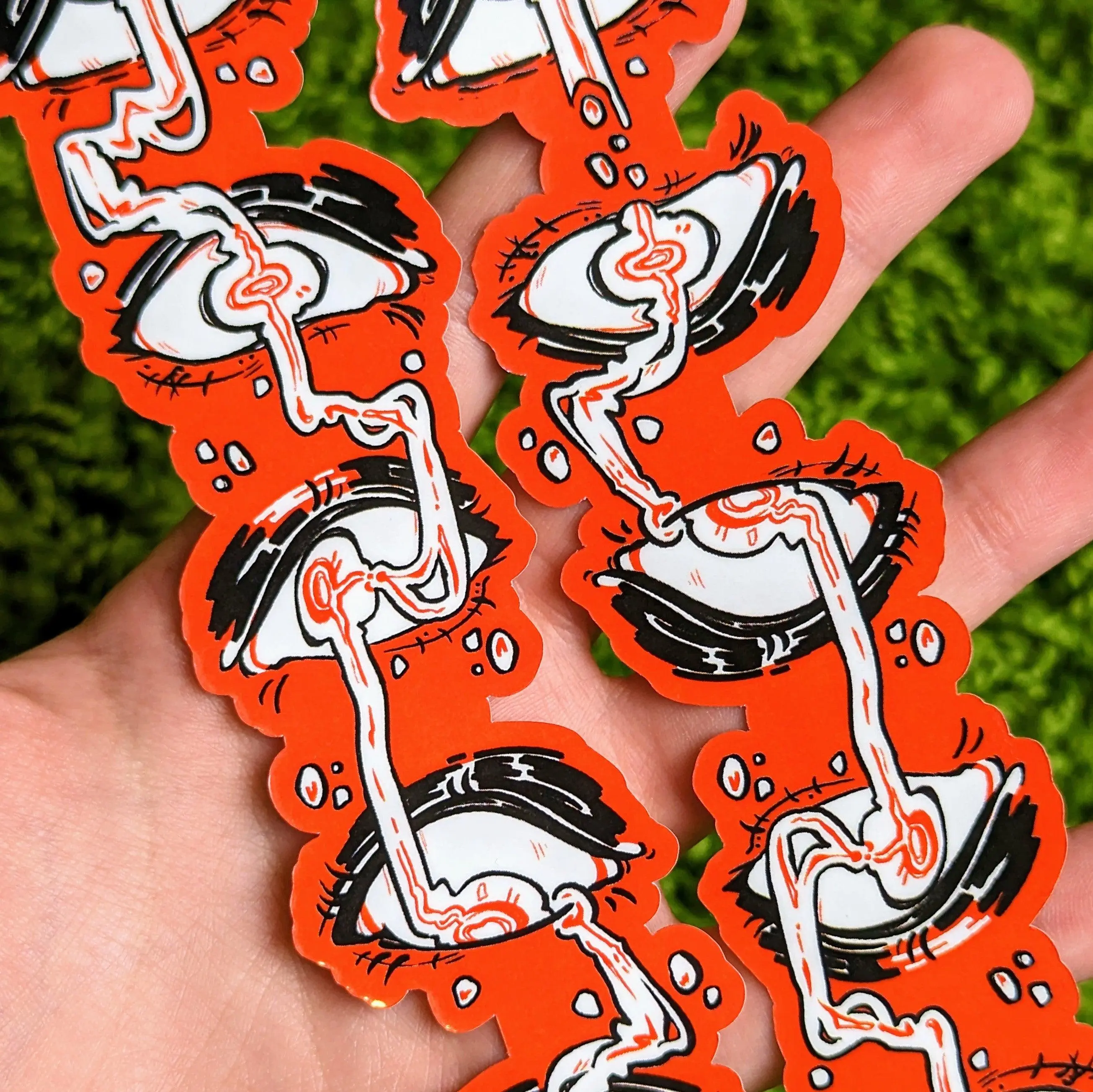 Long Dripping Eyes Sticker Long Dripping Eyes Sticker