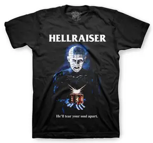 Hellraiser Classic T-shirt Cotton Casual Fashion Menswear Retro Streetwear Top Vintage Classic Stylish Basic