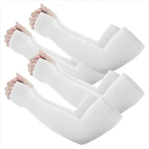4 Pair UPF 50+ Cooling Arm Sleeves with Thumb Hole, UV Sun Protection Compression Sleeves, Unisex for Garden Sports Outdoor tiktokshopspringglowup,summervibes