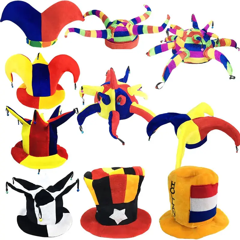Cosplay Clown Hat for Parties Accessories Comfortable Halloween Accessory Masks Lightweight