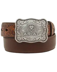 Ariat Boys' ' Distressed Hand Tooled Belt - A1301002