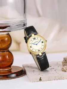 Women's Timeless Vintage Quartz Watch, Casual Analog Face, Quality Alloy Case, Stylish Everyday Wristwatch, Lovely Gift for Daughter, For All Seasons