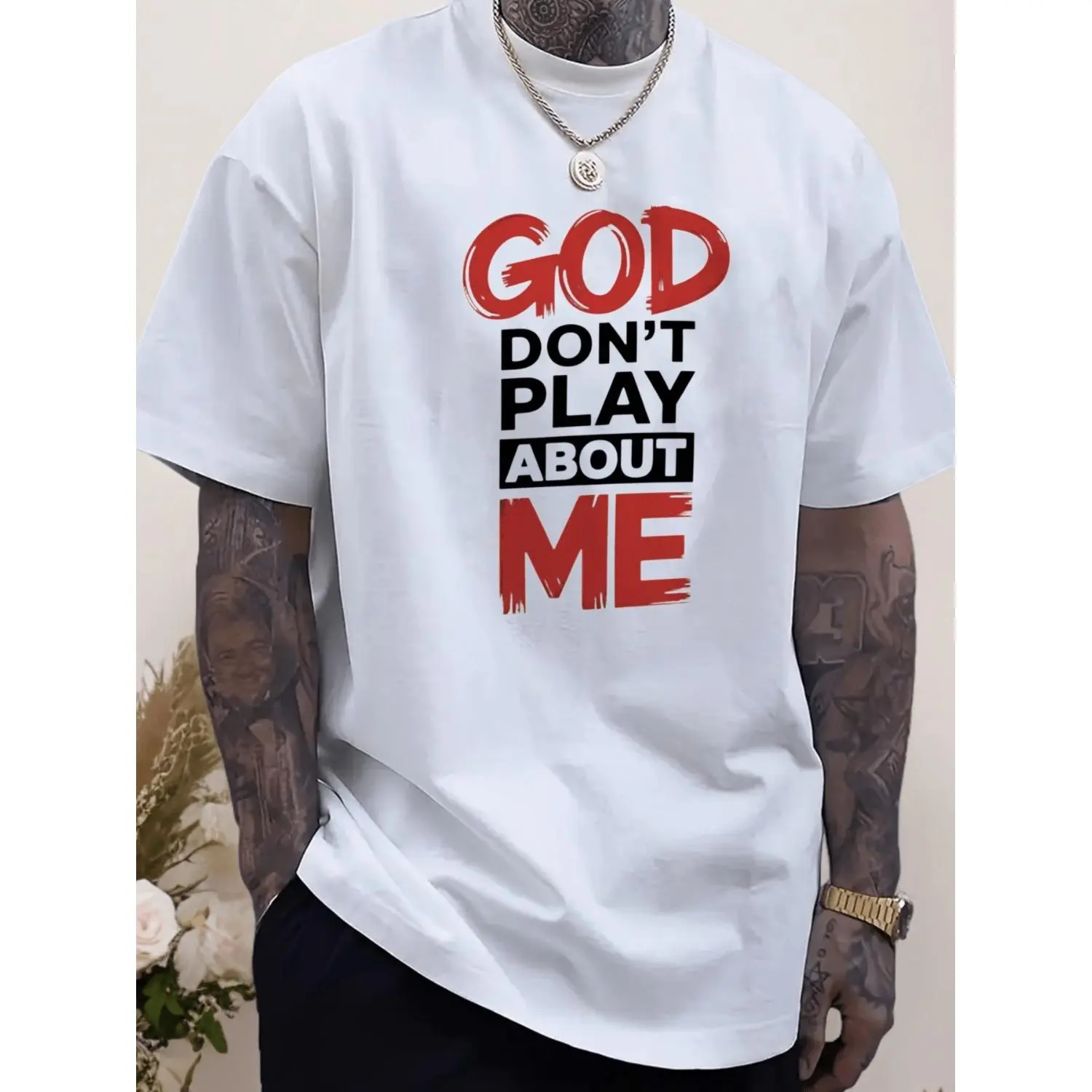 God Does Not Tackle About Me T-Shirt