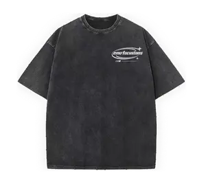 Bleached "EMOTOCUSTOMS" Tee Shirt