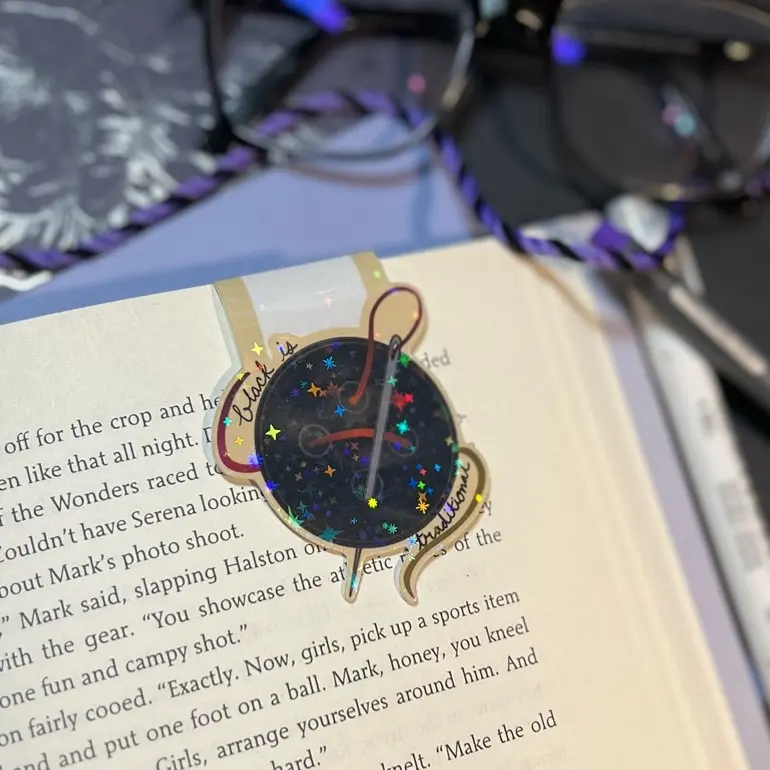 Button Eyes Magnetic Bookmark | Holographic Magnet Bookmark, Other Mother Bedlam, Fantasy Horror Reader, Bookworm Gifts, Witchy Bookmarks