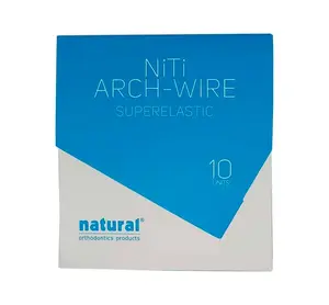Super Elastic Nickel Titanium Arches Rectangular – Ovoid Form – Pack x 10pcs
