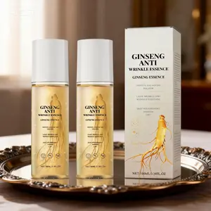 Ginseng Essence Anti-Wrinkle Serum, Hydrating & Firming Face Oil with Ginseng Root Extract, Korean Herbal Ginseng Anti Aging Serum for Smoother Skin Reduce Fine Lines