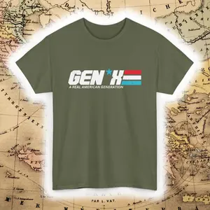 Gen X Unisex Tee, Generation X T-Shirt, Funny Gen X Shirt, Vintage Toy Tshirt, Gi Joe Shirt