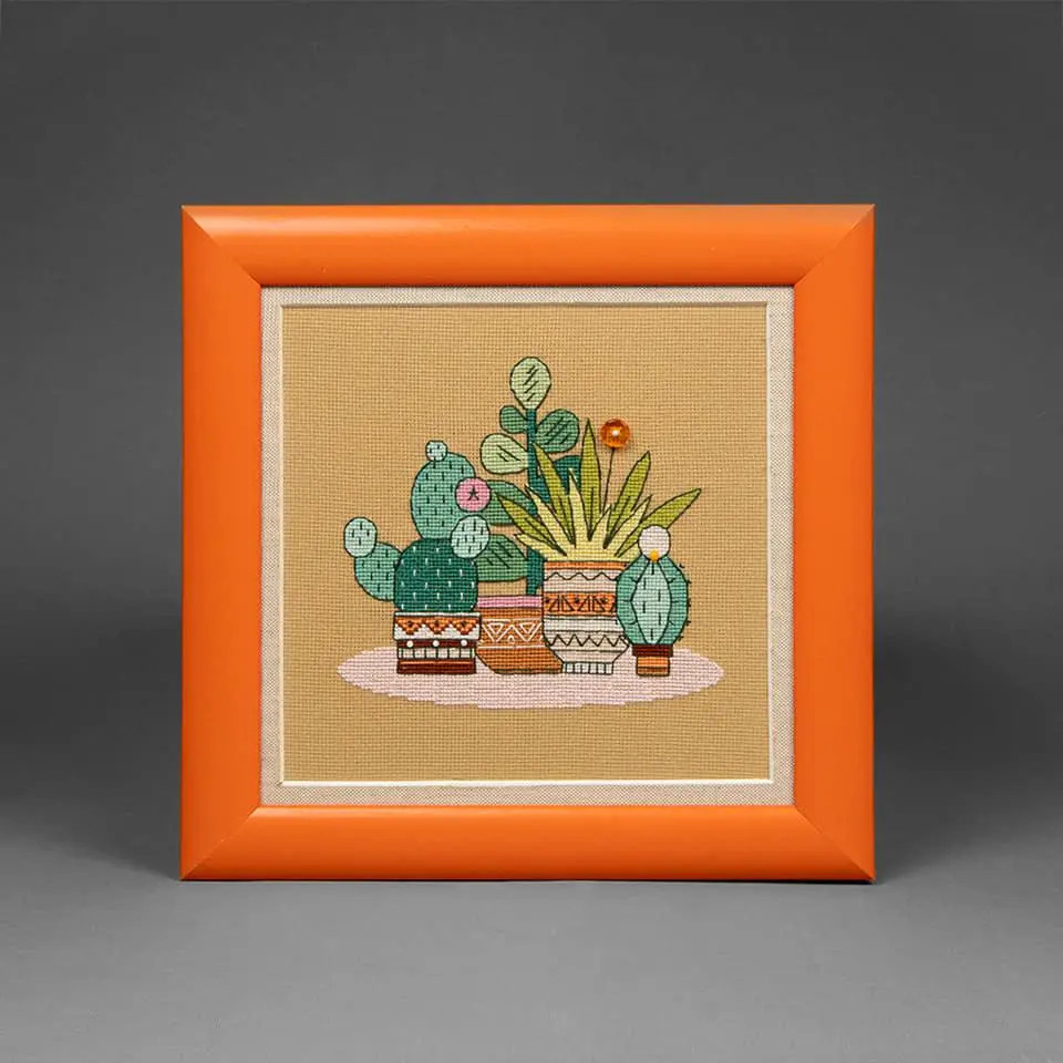 Bright Mexico Counted Cross Stitch Kit Triptych by Charivna Mit BT-199C