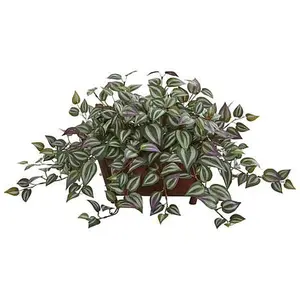 Nearly Natural Wandering Jew Artificial Plant in Decorative Planter