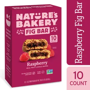 Nature's Bakery Raspberry Fig Bars, 10 Twin Packs, 2 Oz Each
