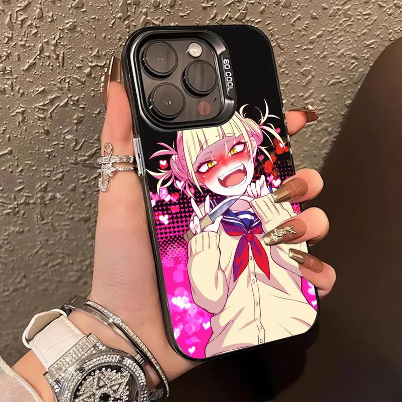 Toga Himiko My Hero Academia Phone Case For iPhone 16,15,14,13,12 Toga Himiko My Hero Academia Phone Case For iPhone 16,15,14,13,12