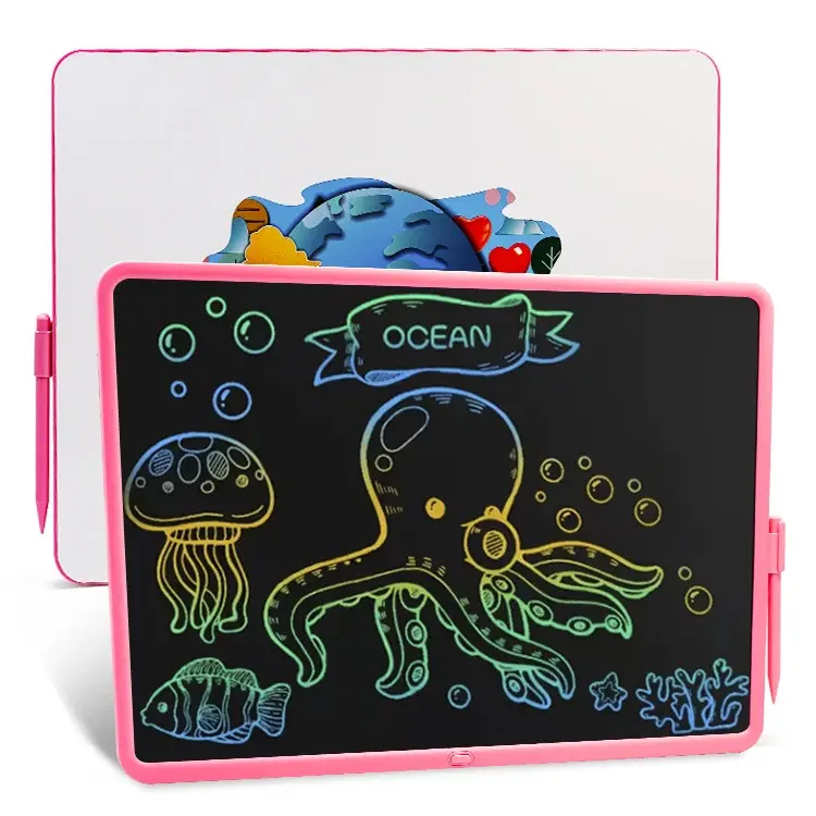 15/20-inch Rechargeable LCD Writing Tablet for Kids - ABS, CR2025, Lead [basis for listing changed effective november 22, 2013], Backlight-Free, Glare-Free Screen, Eye-Safe, Children's Drawing Pad, Premium Gift Toy, Educational Art Toy