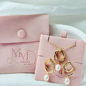 Daily Freshwater Pearl Earrings-Wedding Bridal Drop Earrings-Bridesmaid Tie the Knot Earrings--Statement Earrings