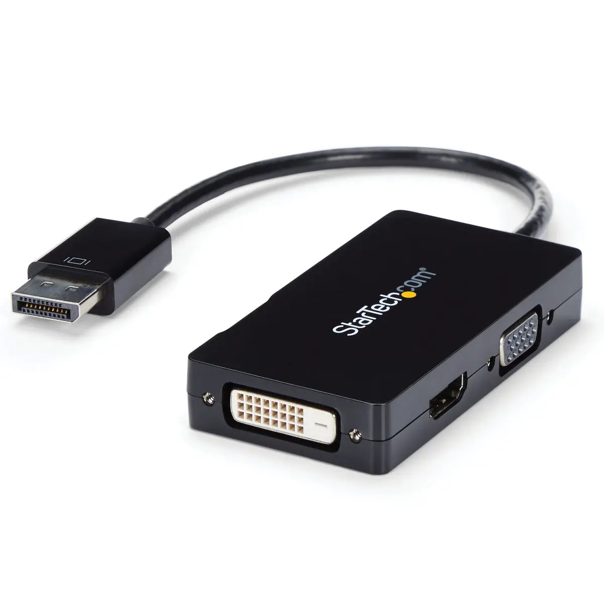 StarTech 3-in-1 DisplayPort to VGA DVI or HDMI Travel A/V Adapter Converter