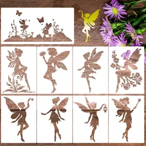 Fairy Stencils for Crafts   Stencil DIY Crafts Stencils for Painting on  Fabric Card T-Shirt