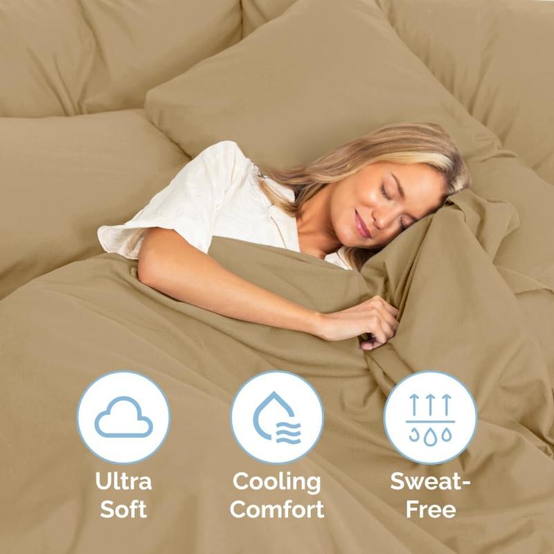 CGK Deep Pocket Fitted Sheet ONLY – Ultra-Soft Microfiber, Wrinkle-Free, Fits Up to 24" Mattress (SINGLE SHEET)