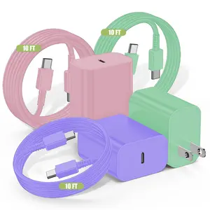 iPhone 17/16 Pro Max Charger Fast Charging, 45W USB C iPhone 16 Super Fast Charger Block with 10ft Long Type C Charging Cable Cord for iPhone 16/16 Pro/16 Pro Max/16 Plus/15/15 Pro Max/15Pro/Plus/S25