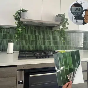 Peel-And-Stick 3D Wall Tile Backsplash, Self-Adhesive Oil-Resistant Waterproof Removable Panels, Kitchen Bathroom Decor, Easy Installation