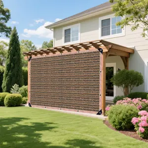 shade cloth，tarp，sun shades outdoor patio,90% Mesh Tarp ，Reinforced Edging with holes and ropes，Patio,Vegetables,  and Chicken Coops,Coffee Shade Net for Outdoor Garden， plant cover