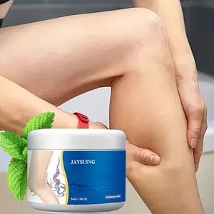 Jaysuing Varicose Veins Cream 50gNatural soothing leg massage cream that hydrates and moisturizes for daily vein care, relieves dry skin, and keeps legs smooth and comfortable.