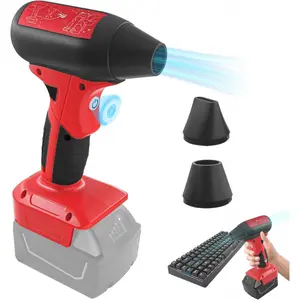 2026 Mini Blower Compatible with Milwaukee M18 18V Battery,Jet Fan 130000 RPM Wind Speed 4-Speed Control, Compressed Air Duster, Cordless Handheld Air Blower for Computer Keyboard,Outdoors,Car,Home