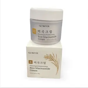 Glamfox Rice Niacinamide Cream 2.82oz/80g Glowing & Moisturizing for Radiant Skin
