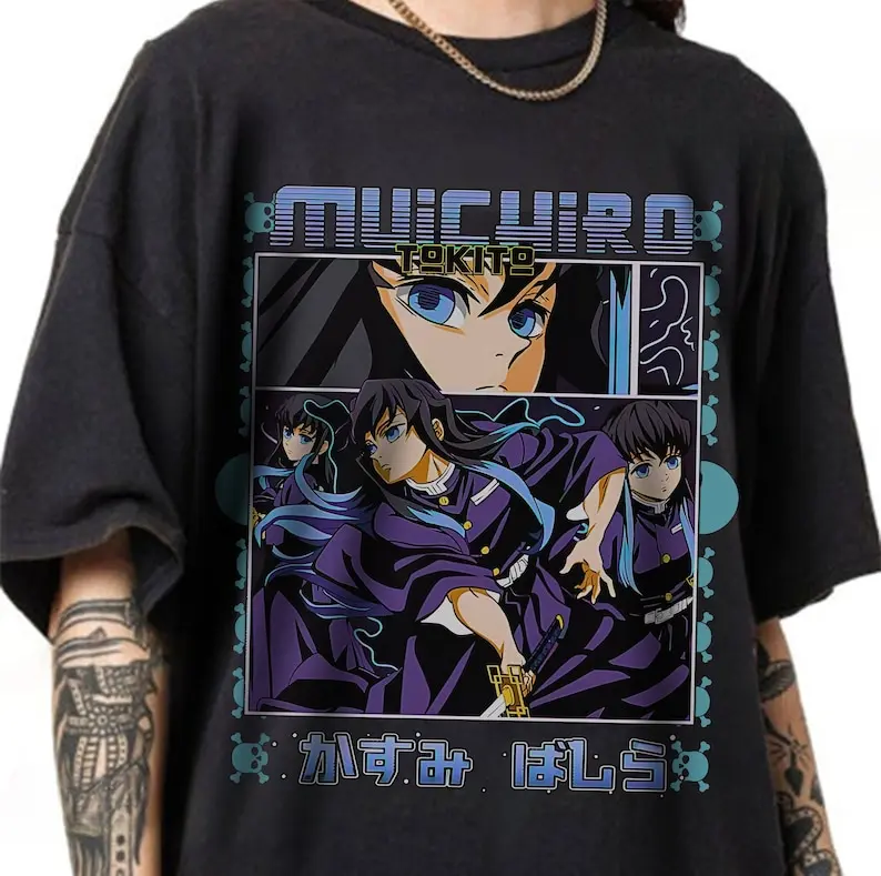 [Sale up to 30%] Tokito Muichiro Kimetsu No Yaiba Anime Manga Lovers Shirt, Graphic Japanese Vintage Special Anime T-shirt, Fan Gifts