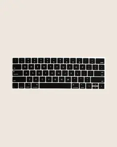 Janet Gwen Black Keyboard Cover