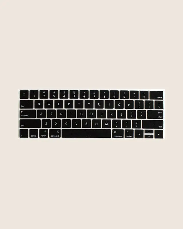 Janet Gwen Black Keyboard Cover