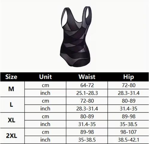 Women's Mesh Breathable Shapewear Bodysuit, Tummy Control & Bust Support Full Body Shaper