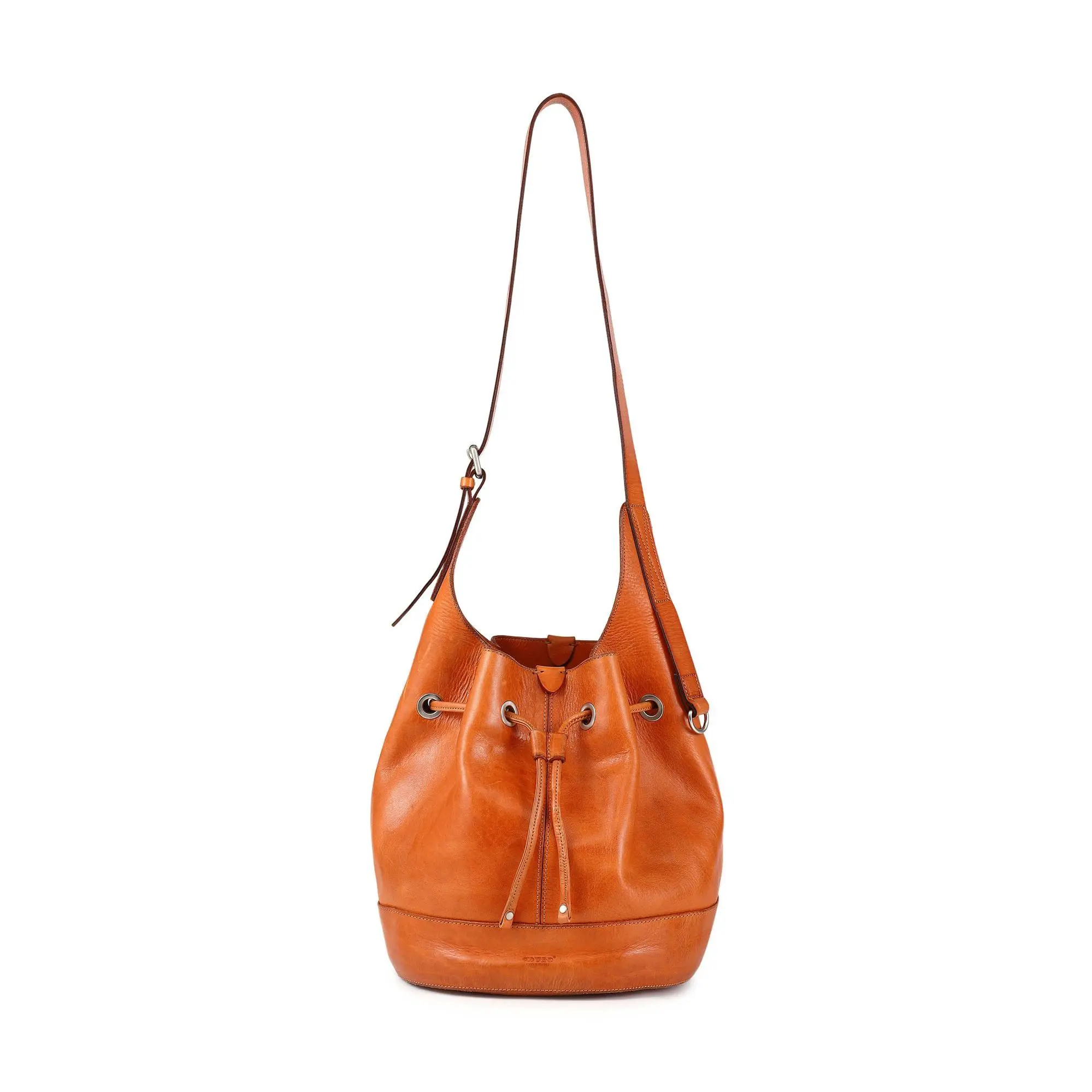 Old Trend Lily Adjustable Shoulder Leather Bucket Bag