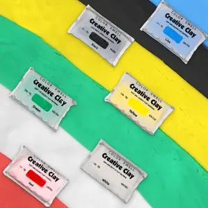 Color Swell Creative Clay Bulk Pack 80 Packs 1oz Each Vibrant Colors for Art Projects & Classroom Use Safe Non Toxic Air Dry Clay for Kids Ages 3+