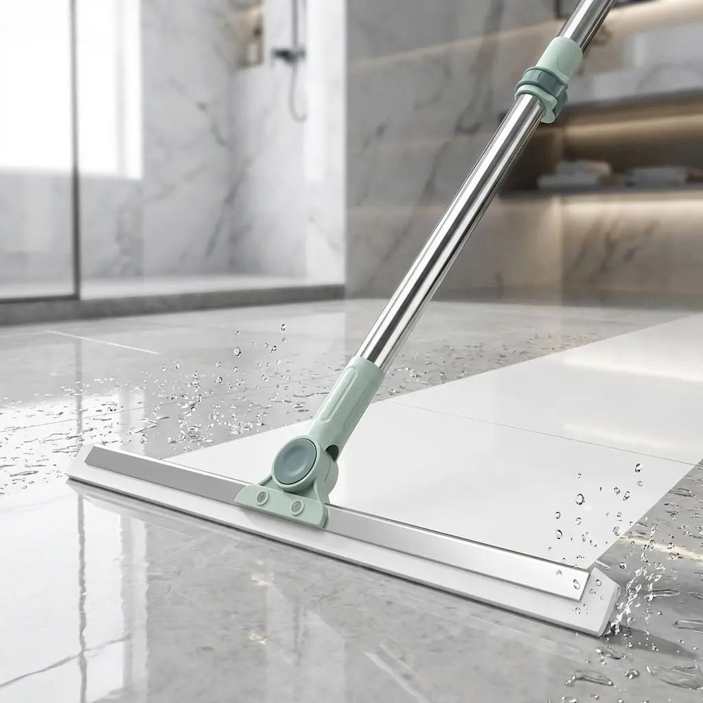 Multifunction Magic Broom, Squeegee Broom for Floor, Rubber Silicone Broom for Floor Cleaning, Magic Broom Sweeper for Living Room, Kitchen, Bathroom-Easy Dry The Glass