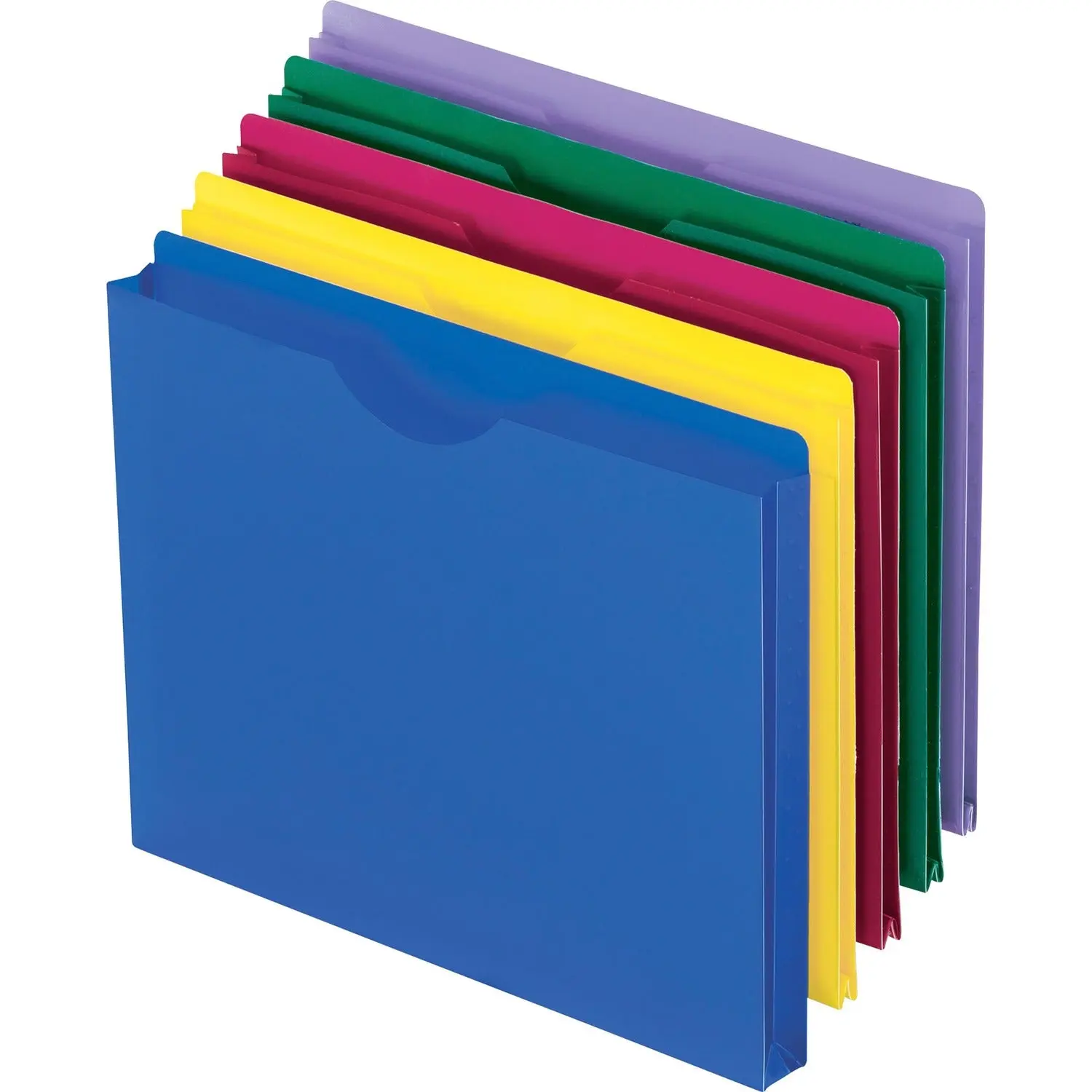TOPS Products Pendaflex Letter File Jacket, Assorted, 8 1/2" Width x 11" Length, 10 / Pack, PFX50990