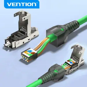 Cat8/Cat7/Cat6A Connectors, 1pc Reusable Ethernet Termination Plugs, Internet Plug, Fast Field Installation Network Connectors