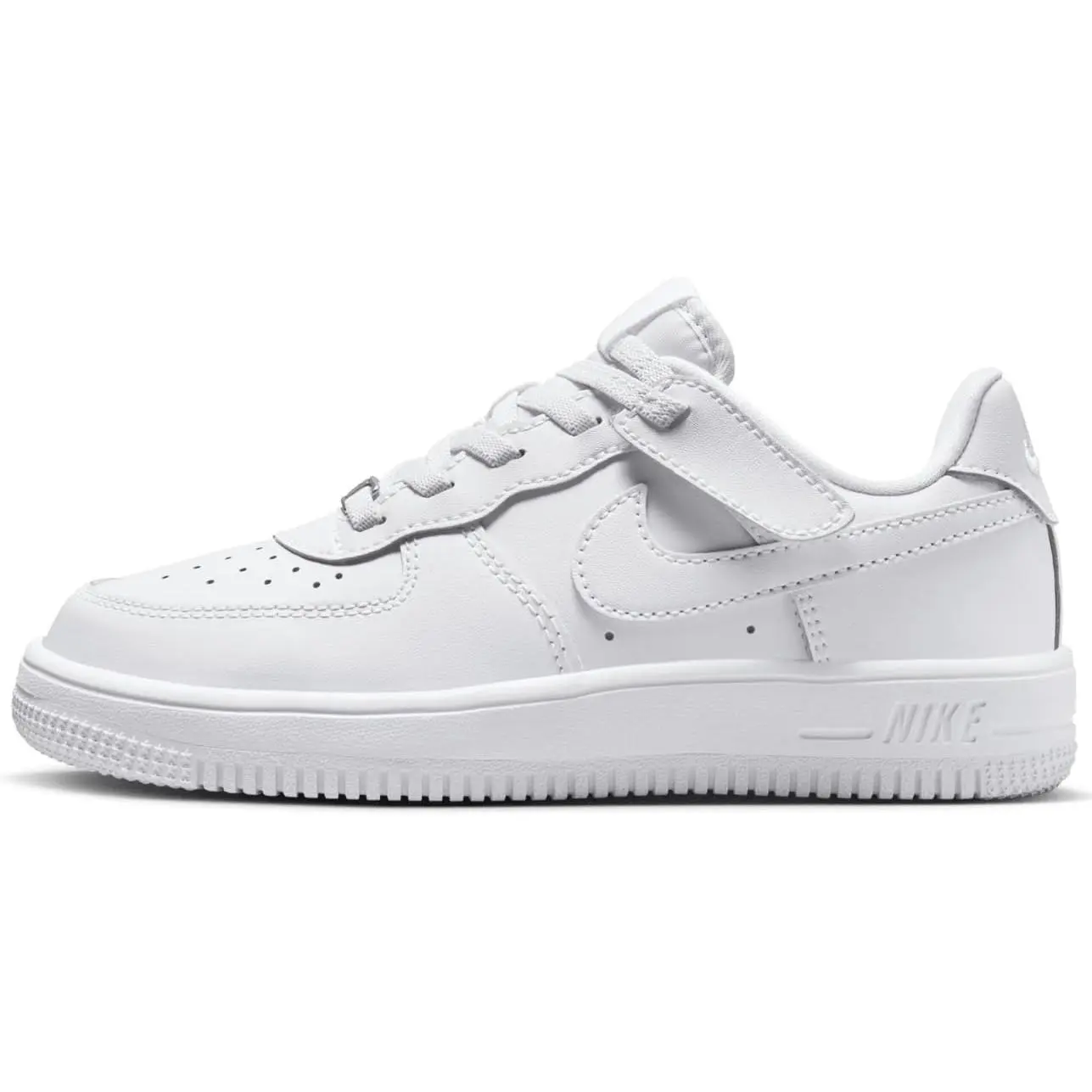 Little Kid's Nike Force 1 Low EasyOn White/White-White (FN0237 111)