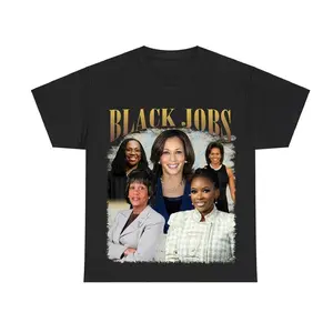 Black Jobs Shirt, Kamala Harris 2024 T-Shirt, Democrat Shirt, Election Shirt, Madam President Shirt, Unisex Cotton Shirt Menswear Top